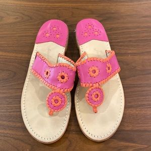 Jacks Rogers Sandals Size 9 pink/orange